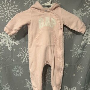 GAP Light Pink Hooded Footie